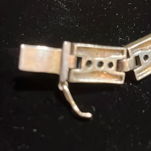 Chrome Diopside marcasite bracelet - Picture 5 of 9